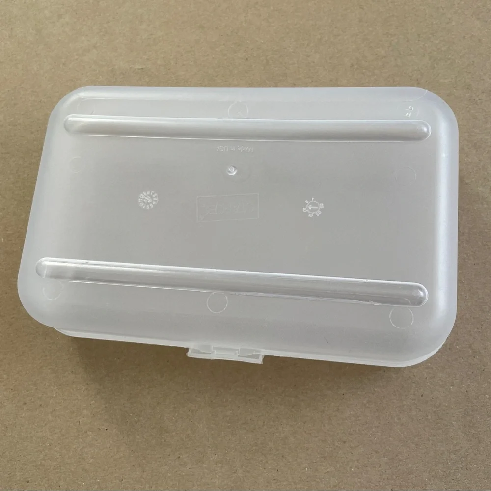 Staples Pencil Box, clear